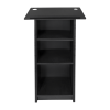 Plastic/wood lectern Athena - black