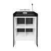 Plastic/wood lectern Poseidon - black