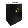 Plastic/wood lectern Poseidon - black