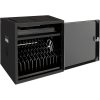BRVD12 Armario de carga para 12 dispositivos móviles de hasta 17 pulgadas - negro - regleta