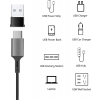 usb a naar usb c adapter - USB C naar USB A converter - USB A to USB C HUB - zwart - USB type A - USB type C - 2 stuks