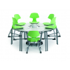 T -Chair Silla de aula senior con estructura voladiza