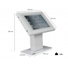 Chiosco Securo M for 9-11 inch tablets desk stand for 9-11 inch tablets - white