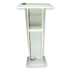 Acrylic lectern Alana - white