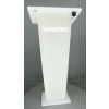 Acrylic lectern Alana - white