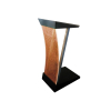 Stainless steel lectern Arc-LED - colour of your choice