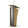 Metal/wood lectern Armagosa - oak colour