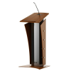 Metal/wood lectern Armagosa - cherry colour 