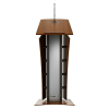 Metal/wood lectern Armagosa - cherry colour  