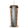 Metal/wood lectern Armagosa - cherry colour 