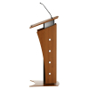 Metal/wood lectern Armagosa - cherry colour 