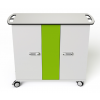 Tablet charging and sync trolley Zioxi with carrying baskets SYNCT-TBB-32-K for 32 tablets up to 10.5 inch