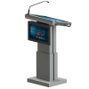 Height-adjustable digital lectern Barcelona