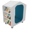 BookHut bookcase and reading spot - white