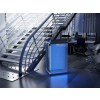 Atril de acrílico/acero inoxidable Caja LED - color a elegir