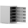 Tafelmodel laadlocker BR5DESK voor 5 apparaten - digitaal codeslot