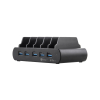 5 port Dual Charge USB-A/USB-C 150W charging station - black