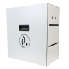 BRVDC6 USB-C charging cabinet for 6 mobile devices up to 17 inches - white