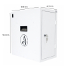 BRVDC6 USB-C charging cabinet for 6 mobile devices up to 17 inches - white