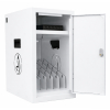 BRVDC6 USB-C charging cabinet for 6 mobile devices up to 17 inches - white