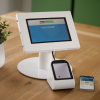 Tablet desk stand Securo L for 12-13 inch tablets - white
