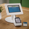 Tablet desk stand Securo S for 7-8 inch tablets - white