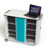 Zioxi onView laptop oplaadkar voor 16–32 laptops met afstandsbeheer - stopcontacten
