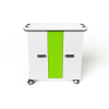 iPad and Apple Pencil USB-C charging cart Zioxi CHRGTUC-PT-32-R for 32 iPads to 10.9 inch - RFID lock
