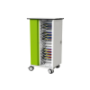 iPad and Pencil USB-C charging cart Zioxi CHRGTUC-PT-16-K# including USB-C cables for 16 iPads up to 10.9 inches - Key lock
