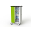 iPad and Pencil USB-C charging cart Zioxi CHRGTUC-PT-16-K# including USB-C cables for 16 iPads up to 10.9 inches - Key lock