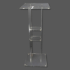 Synthetic lectern Crystal - clear
