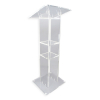Synthetic lectern Crystal - clear