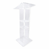 Acrylic lectern Crystal - clear