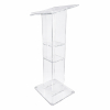 Acrylic lectern Crystal - clear