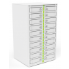 Zioxi Volt bay smartphone wall locker VSP1-20W-UC-K für 20 Smartphones bis zu 7 Zoll - Tastensperre - USB-C