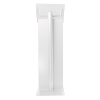 Tablet floor stand with display plate Securo M for 9-11 inch tablets - white