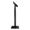Tablet floor stand with display plate Securo M for 9-11 inch tablets - black
