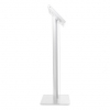 Tablet floor stand with display Securo XL for 13-16 inch tablets - white