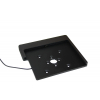 Domo Slide tablet wandhouder vlak met laadfunctionaliteit voor iPad 10.9 & 11 inch  - Zwart