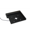 Domo Slide tablet wall holder with charging functionality for tablet iPad Pro 11 inch - Black