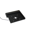Domo Slide Tablet-Wandhalterung flach mit Ladefunktion für das HONOR Pad X8a - Schwarz
