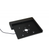 Domo Slide wall mount flat with charging functionality for Samsung Galaxy Tab A9+ 11 inch - black