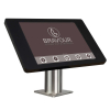 Soporte de mesa Fino para tablets Samsung Galaxy Tab 9.7 - negro/acero inoxidable 