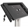 Tablet Table Stand Fino S for tablets between 7 and 8 inch - black/stainless steel 