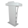 Acrylic lectern Fire - clear