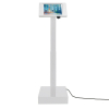 Supporto da terra elettronico regolabile in altezza per iPad Suegiu per iPad 9.7 - bianco - fotocamera e tasto home visibili
