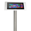 Tablet floor stand Fino for Microsoft Surface Pro 12.3 - white/stainless steel