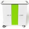 iPad and Pencil USB-C charging cart Zioxi CHRGTUC-PT-32-C for 32 iPads to 10.9-inch and iPad Pencils - digital code lock