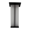 Metal/Acrylic black lectern Gomez