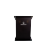 Height-adjustable plastic lectern HiLo - black